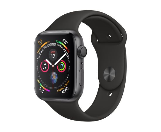 Apple Watch Series 4 44mm Aluminium GPS - Space Gray (Atjaunināts, stāvoklis Ļoti labi)