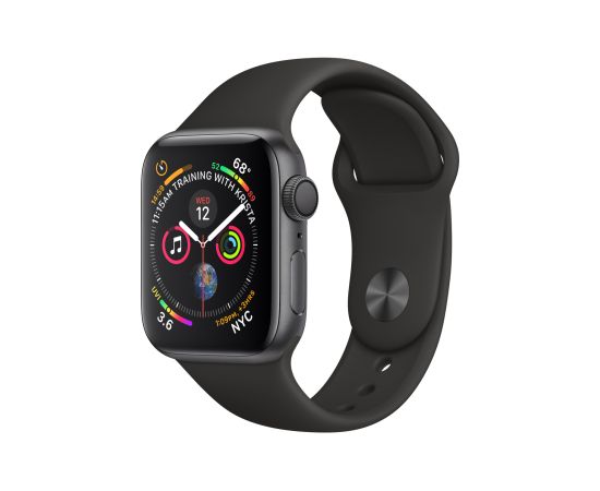 Apple Watch Series 4 40mm Aluminium GPS - Space Gray (Atjaunināts, stāvoklis labi)