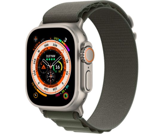 Apple Watch Ultra 49mm GPS + Cellular Titanium - Natural (Atjaunināts, stāvoklis kā jauns)