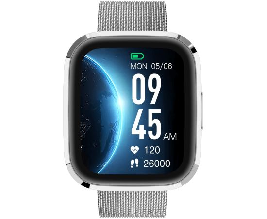 Garett Smartwatch Garett GRC STYLE Silver steel Viedpulkstenis IPS / Bluetooth / IP68 / SMS