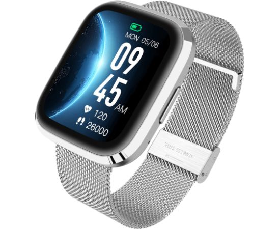 Garett Smartwatch Garett GRC STYLE Silver steel Viedpulkstenis IPS / Bluetooth / IP68 / SMS