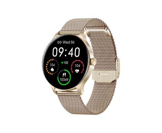 Garett Smartwatch Garett Classy gold steel Viedpulkstenis IPS / Bluetooth / IP68