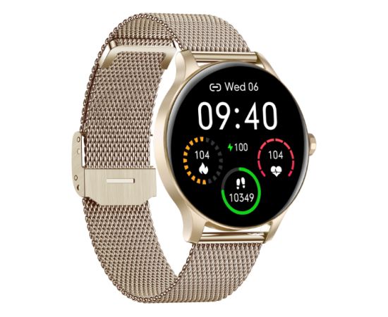 Garett Smartwatch Garett Classy gold steel Viedpulkstenis IPS / Bluetooth / IP68