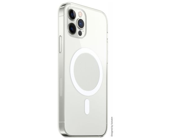 Swissten Clear Jelly MagStick Back Cace Aizsargapvalks Priekš Apple IPhone 15 Pro