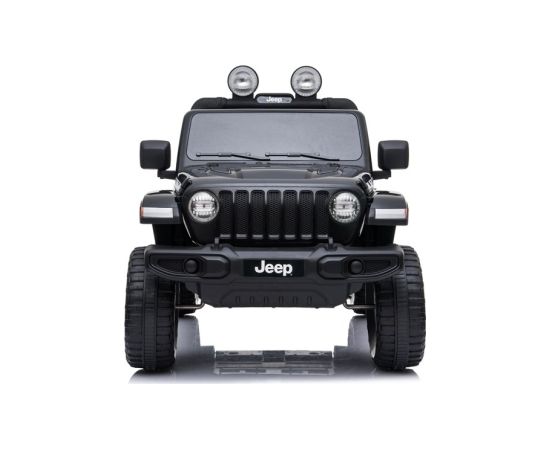 Jeep Wrangler Rubicon vienvietīgs elektromobilis, melns