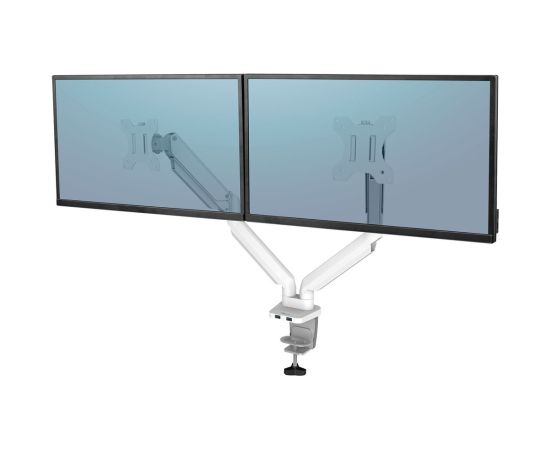 Fellowes Ergonomics arm for 2 monitors - Platinum series, white