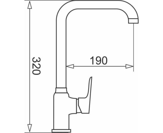 Faucet Pyramis Silvio Karbon