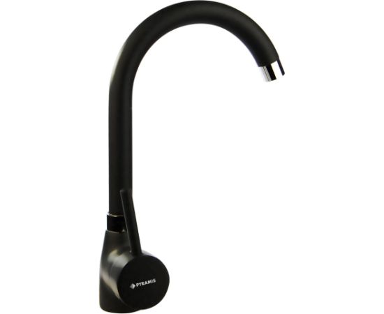 PYRAMIS 090918501 kitchen faucet Black