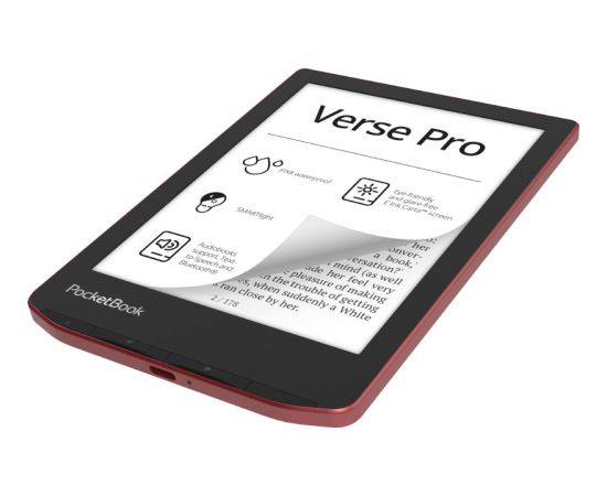 PocketBook e-reader Verse Pro 6" 16GB, passion red