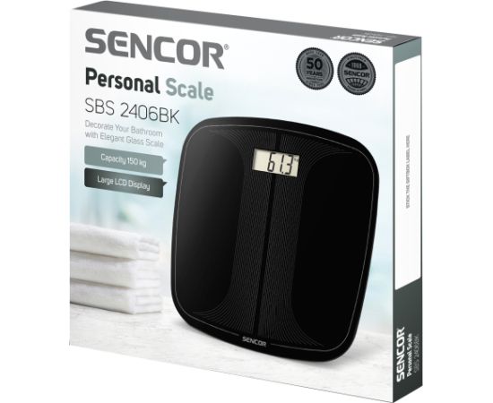 Personal scale Sencor SBS2406BK, black