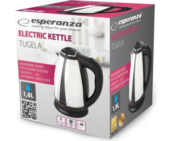 Esperanza EKK104S Electric kettle 1.8 L 2200 W Silver