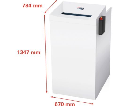 HSM Pure 740 max shredder, 240 l, 4,5x30 mm