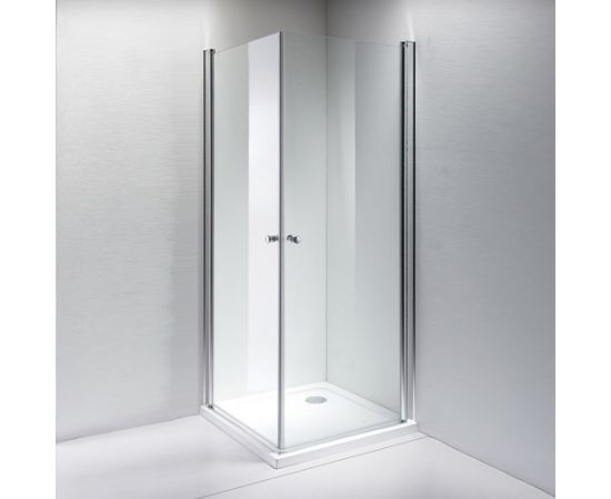 Dušas stūris Vento Napoli 90*90*195 kvadrāts, stikls 6mm Easy Clean, bez paliktņa
