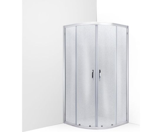 Dušas stūris bez paliktņa Vento Tivoli 800*800*1850, fabric stikls 6mm, R550