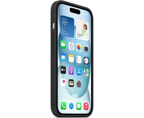 Apple Silicone Case iPhone 15 Plus, black