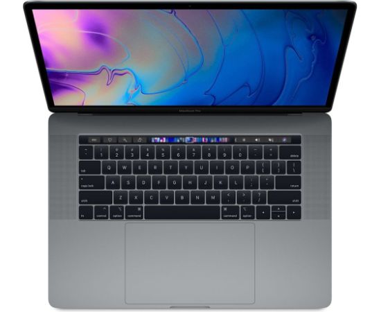 Apple MacBook Pro 2018 Retina 15" 4xUSB-C - Core i7 2.6GHz / 16GB / 512GB SSD - Space Gray (Atjaunināts, stāvoklis labi)