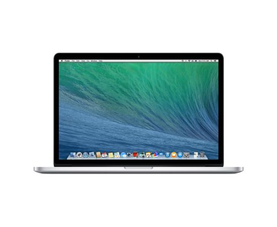 Apple MacBook Pro 2013 Retina 15" - Core i7 2.0GHz / 8GB / 256GB SSD - Silver (Atjaunināts, stāvoklis Ļoti labi)
