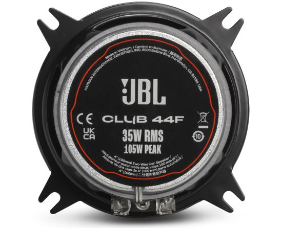 JBL Club 44F 10cm 2-Way Coaxial Car Speaker