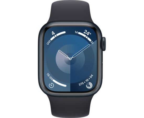 Apple Watch 9 GPS + Cellular 41mm Sport Band M/L, midnight (MRHT3ET/A)