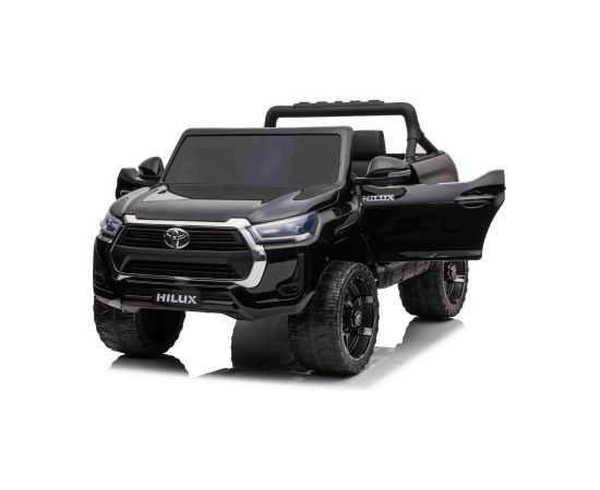 Toyota Hilux vienvietīgs elektromobilis, melns