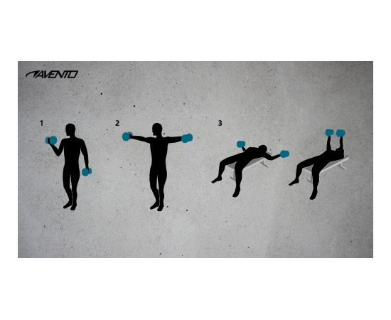 Dumbbell AVENTO 42DN 5kg Гантели и наборы