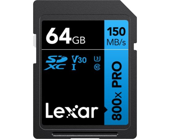 MEMORY SDXC 64GB UHS-I/LSD0800P064G-BNNNG LEXAR