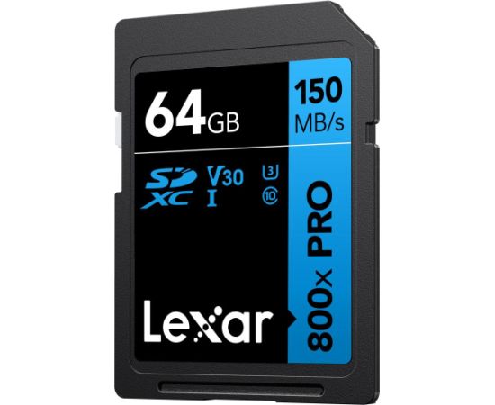 MEMORY SDXC 64GB UHS-I/LSD0800P064G-BNNNG LEXAR