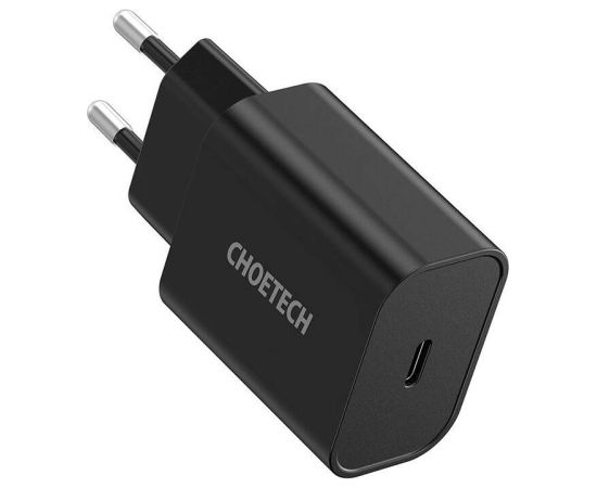 Mains charger Choetech Q5004 EU USB-C, 20W (black)