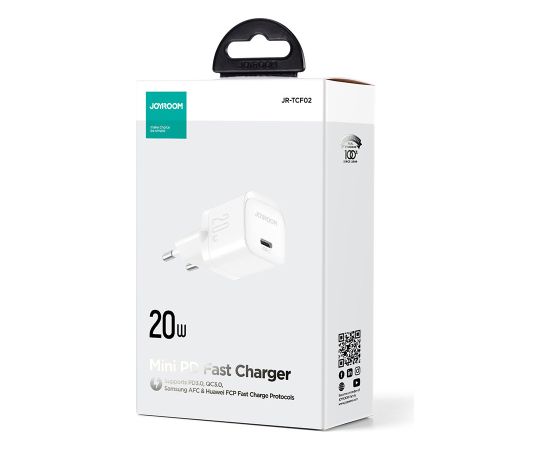 Mini charger USB C 20W PD Joyroom JR-TCF02 - White