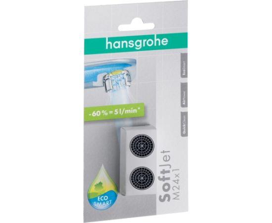 Hansgrohe SoftJet aerators M24x1, 5l/min (2 gab.)