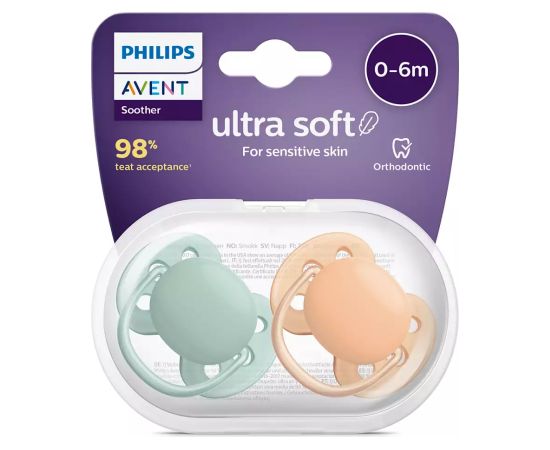 Philips Avent māneklītis Ultra soft Neutral, 0-6M (2 gab) - SCF091/03