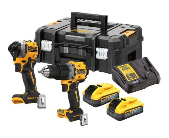 Instrumentu komplekts DeWalt DCK2050H2T-QW (DCD805 + DCF850); 18 V; 2x5,0 Ah akum.