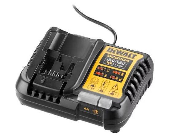 Lādētājs DeWalt DCB1104-QW; 10,8-18 V; Li-ion