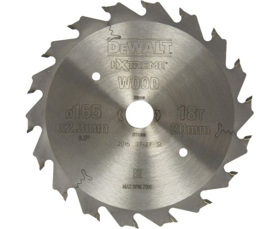 Griešanas disks kokam DeWalt DT1089-QZ; 165 mm