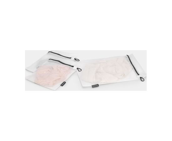 BRABANTIA drēbju mazgāšanas somas 3gb., white - 149221