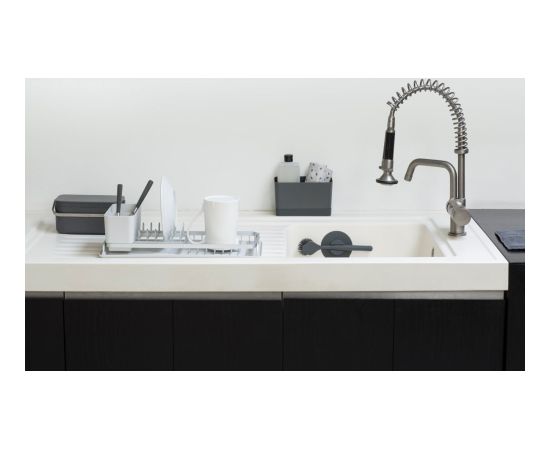 BRABANTIA birste ar turētāju., Dark Grey - 117589