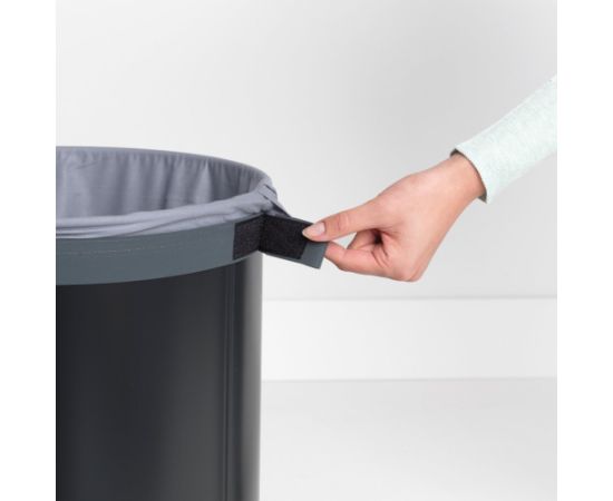 BRABANTIA Laundry Bin veļas grozs, 60l , Cork Lid -  Black - 120022