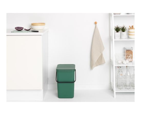 BRABANTIA atkritumu tvertne Sort & Go, 25 l, Fir Green - 129964