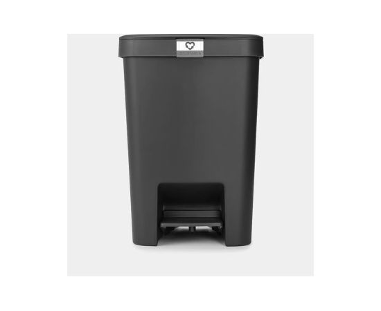 BRABANTIA atkritumu tvertne ar pedāli StepUp,25 l, Dark Grey - 800269