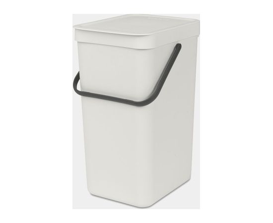 BRABANTIA aktritumu tvertne Sort & Go, 16L, Light Grey - 213465