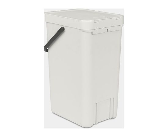 BRABANTIA aktritumu tvertne Sort & Go, 16L, Light Grey - 213465