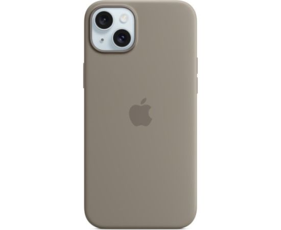 Apple iPhone 15 Plus Silicone Case with MagSafe Clay