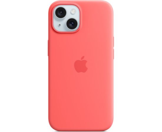 Apple iPhone 15 Silicone Case with MagSafe Guava