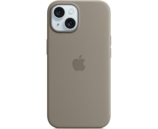 Apple iPhone 15 Silicone Case with MagSafe Clay