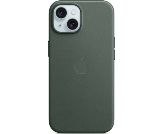 Apple iPhone 15 FineWoven Case with MagSafe Evergreen