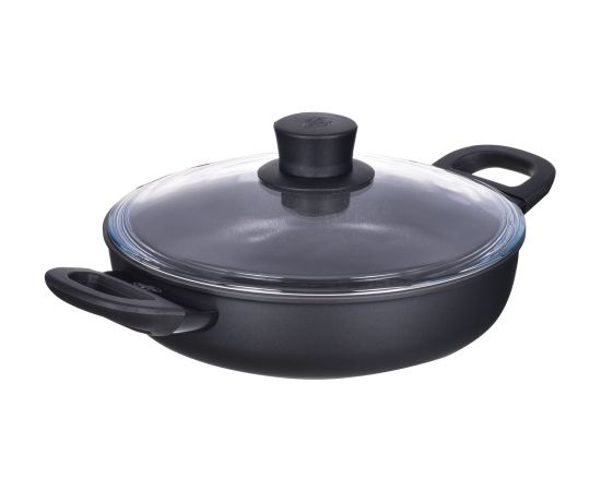 Frying Pan Ballarini Avola, Deep with 2 handles, titanium, 24 cm 75002-922-0