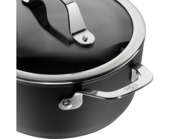 BALLARINI Alba pot with lid titanium 2.7 L ALBG2LD.20D