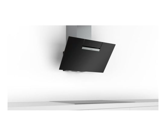 Bosch Serie 2 DWK87EM60 cooker hood Wall-mounted Black 669 m³/h B