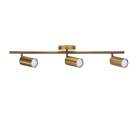 Activejet SPECTRA triple gold ceiling wall lamp strip spotlight GU10 for living room