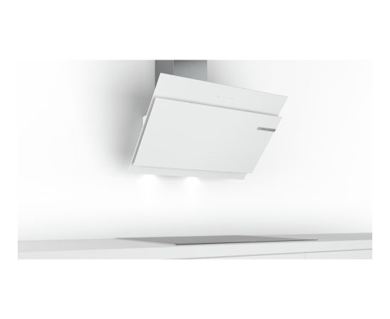 Bosch Serie 6 DWK97JM20 cooker hood Wall-mounted White 730 m³/h A+